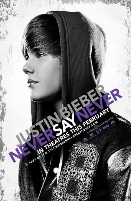 justin bieber never say never 3d poster. Justin Bieber: Never Say Never